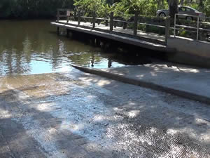 public boat ramp in fort pierce at white city park
